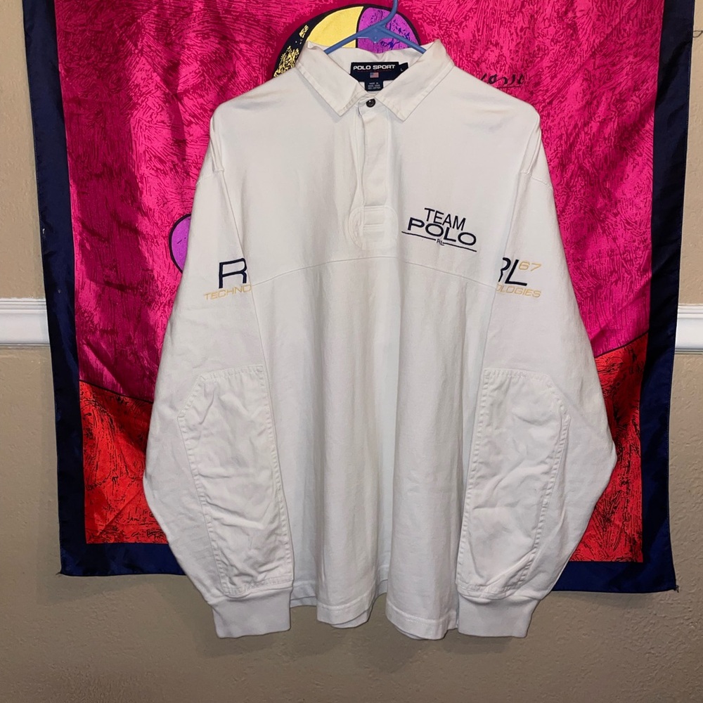 VINTAGE POLO SPORT RUGBY SWEATSHIRT